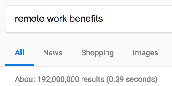 Remote work has a lot of benefits